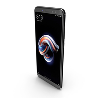 Xiaomi Redmi Note 5 Black PNG & PSD Images