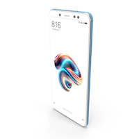 Xiaomi Redmi Note 5 Lake Blue PNG & PSD Images