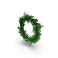 Natural Fir Christmas Wreath Decoration PNG & PSD Images
