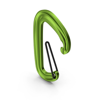 Open Carabiner Green PNG & PSD Images