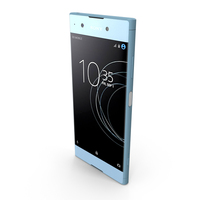 Sony Xperia XA1 Plus Blue PNG & PSD Images