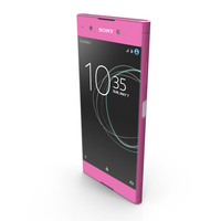 Sony Xperia XA1 Plus Pink PNG & PSD Images