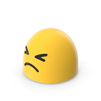 Persevering Face Android Emoji PNG & PSD Images