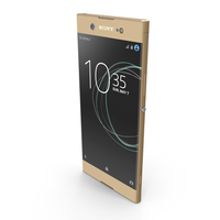 Sony Xperia XA1 Ultra Gold PNG & PSD Images