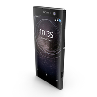 Sony Xperia XA2 Black PNG & PSD Images