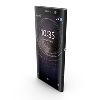 Sony Xperia XA2 Plus Black PNG & PSD Images