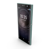 Sony Xperia XA2 Plus Green PNG & PSD Images