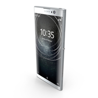 Sony Xperia XA2 Plus Silver PNG & PSD Images