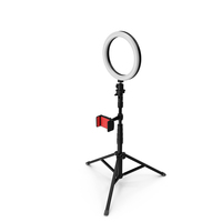 Selfie Ring Light with Tripod Stand and Phone Holder PNG & PSD Images
