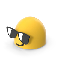 Smiling Face with Sunglasses Android Emoji PNG & PSD Images