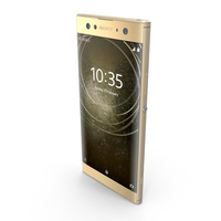 Sony Xperia XA2 Ultra Gold PNG & PSD Images