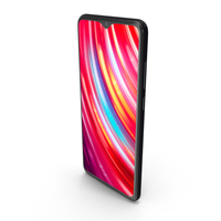 Xiaomi Redmi Note 8 Pro Black PNG & PSD Images