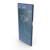 Sony Xperia XZ1 Moonlit Blue PNG & PSD Images