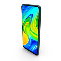 Xiaomi Redmi Note 9 Green PNG & PSD Images
