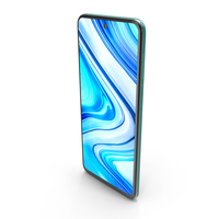 Xiaomi Redmi Note 9 Pro Tropical Green PNG & PSD Images
