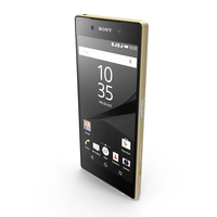 Sony Xperia Z5 Premium Gold PNG & PSD Images