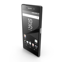 Sony Xperia Z5 Graphite Black PNG & PSD Images