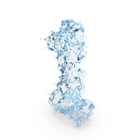 Water Splash Alphabet Number PNG & PSD Images