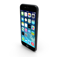 Apple iPhone 6 Black PNG & PSD Images