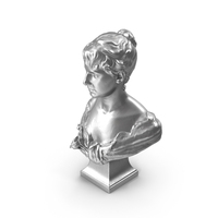Anna Bredberg Metal Bust PNG & PSD Images