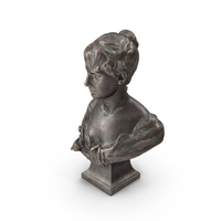Anna Bredberg Bronze Outdoor Bust PNG & PSD Images