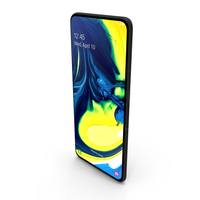 Samsung Galaxy A80 Black PNG & PSD Images