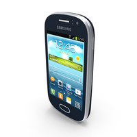 Samsung Galaxy Fame S6810 Bule PNG & PSD Images