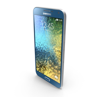 Samsung Galaxy E5 Blue PNG & PSD Images