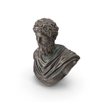 Lucius Auelius Bronze Outdoor Bust PNG & PSD Images