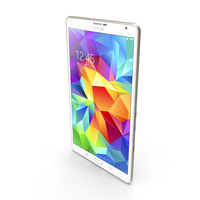 Samsung Galaxy Tab S 8.4 Dazzling White PNG & PSD Images