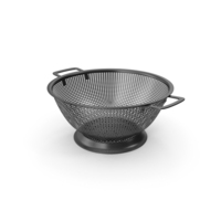 Black Metal Colander PNG & PSD Images