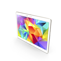 Samsung Galaxy Tab S 10.5 Dazzling White PNG & PSD Images