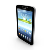 Samsung Galaxy Tab 3 7.0 P3200 Black PNG & PSD Images