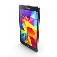 Samsung Galaxy Tab 4 7.0 Black PNG & PSD Images
