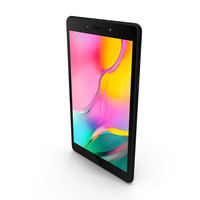 Samsung Galaxy Tab A 8.0 2019 Black PNG & PSD Images