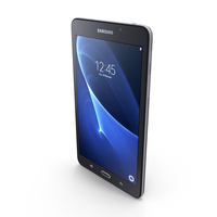 Samsung Galaxy Tab A 7.0 2016 Black PNG & PSD Images