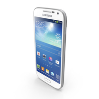Samsung Galaxy S4 Mini I9195I White Frost PNG & PSD Images