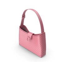 Trifolio Pink Leather Bag PNG & PSD Images