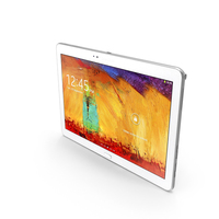 Samsung GALAXY Note 10.1 2014 Edition White PNG & PSD Images