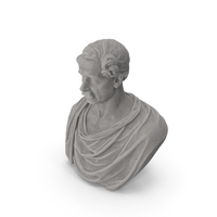 Nils Ericson Stone Bust PNG & PSD Images