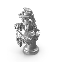 Bellona Goddess Of War Metal Statue PNG & PSD Images