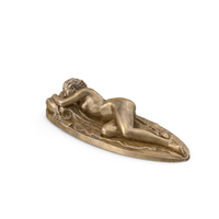 Sleeping Bacchante Bronze Statue PNG & PSD Images