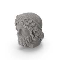 Zeus Head Stone PNG & PSD Images