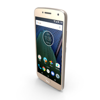 Motorola Moto G5 Plus Fine Gold PNG & PSD Images