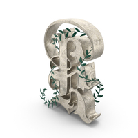 Letter K with Leaves PNG & PSD Images
