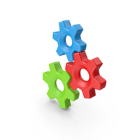 Cartoon Gears PNG & PSD Images