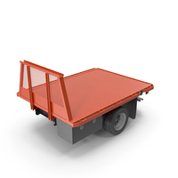 Flatbed Dump Truck Part Red PNG & PSD Images
