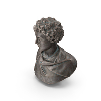 Marcus Aurelius Bronze Outdoor Bust PNG & PSD Images