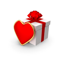 Gift Box Valentines PNG & PSD Images