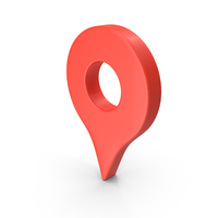 GOOGLE LOCATION RED PNG & PSD Images